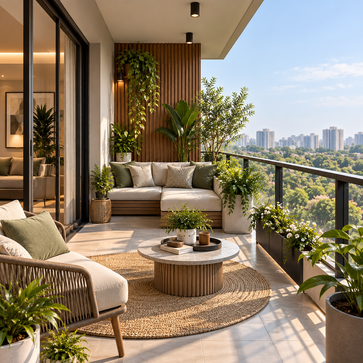 Modern balcony interior design