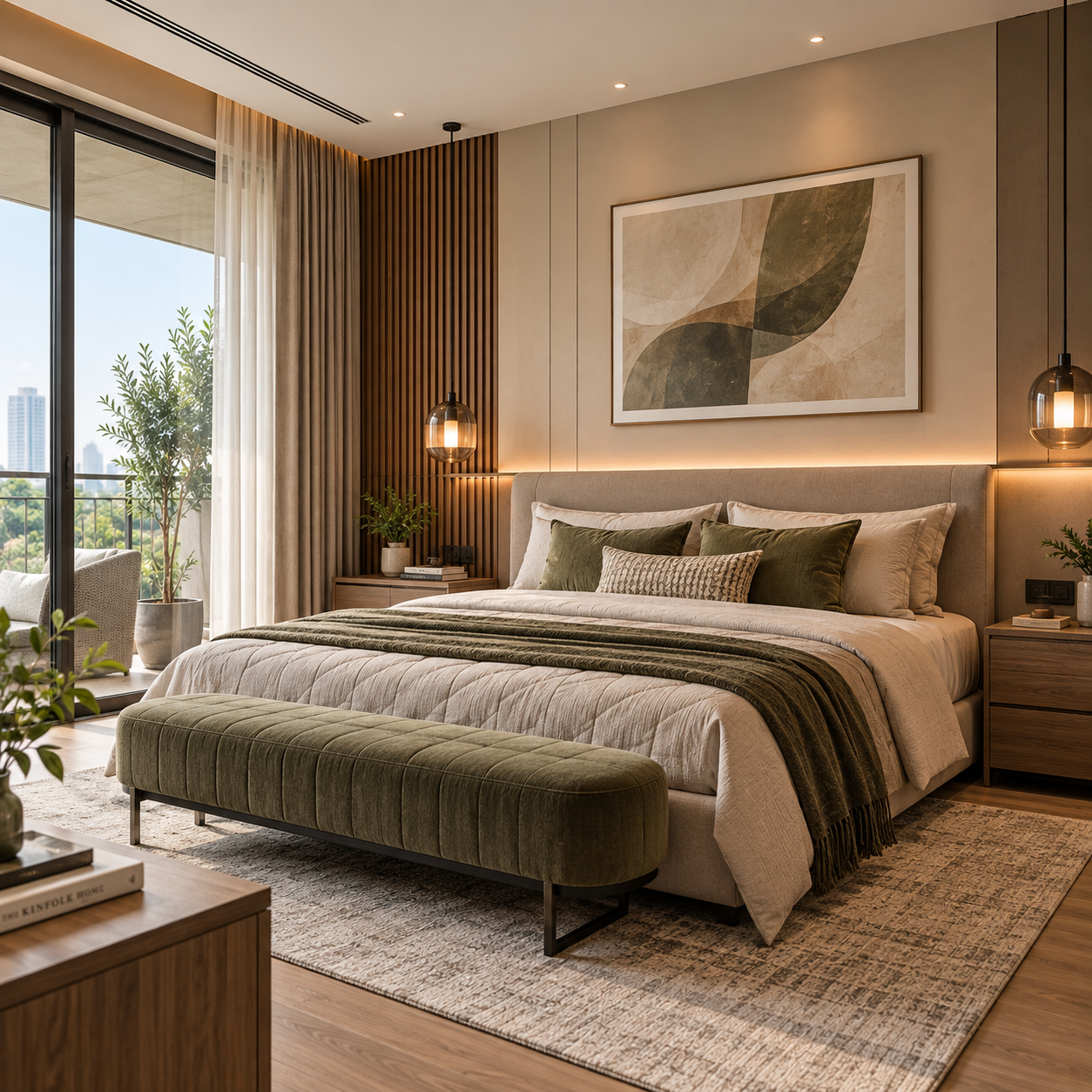 Modern bedroom interior design