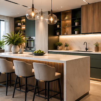 Modern modular kitchen design